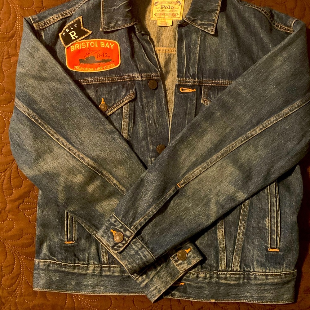 Gently worn Ralph Lauren Polo Denim Patch Jacket